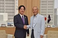 賴清德（らい・せいとく） 台南市長が、知事と会談しました。