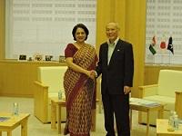 ディーパ・ゴパラン・ワドゥワ 駐日インド共和国大使が、表敬のため都庁を訪問されました。
