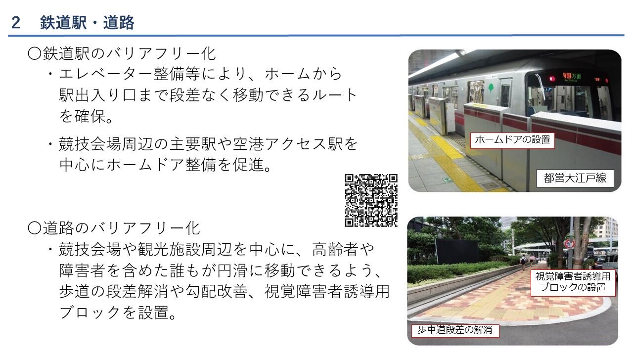 TMCブリーフィングスライド：都立競技会場等のバリアフリー化の取組(6)