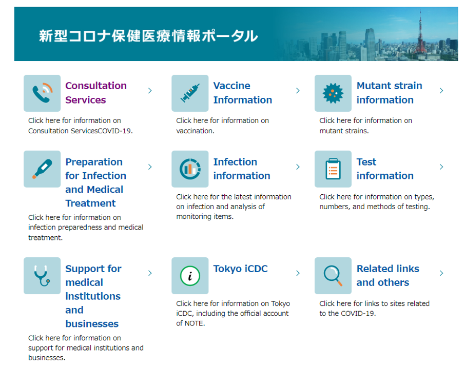 Initiatives Taken by the Tokyo Metropolitan Government for COVID-19 Response