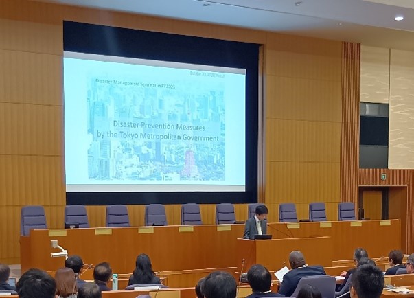 写真：令和７年度在京大使館等向け防災施策説明会（第２回）１